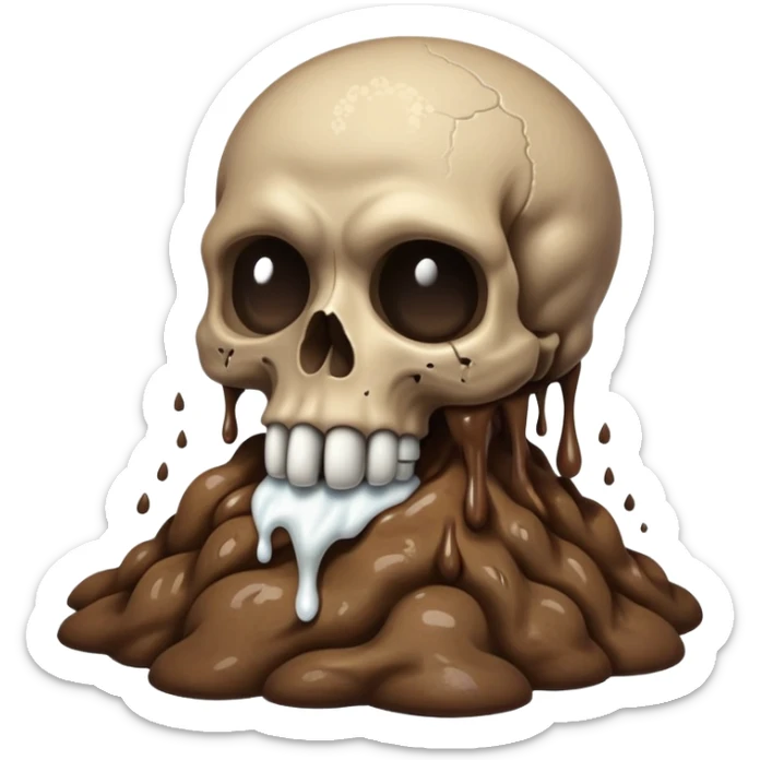 😌💩☠️🫠 sticker