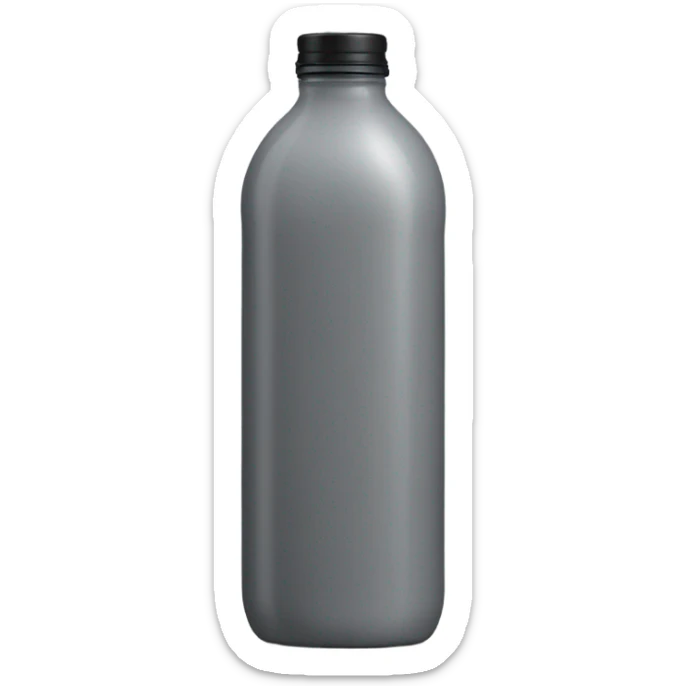 body wash in tall grey bottle that’s skinny in the middle only with black flip lid sticker