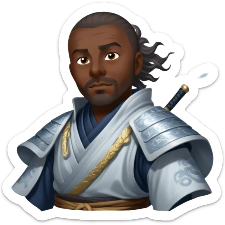 Moonlit Samurai sticker