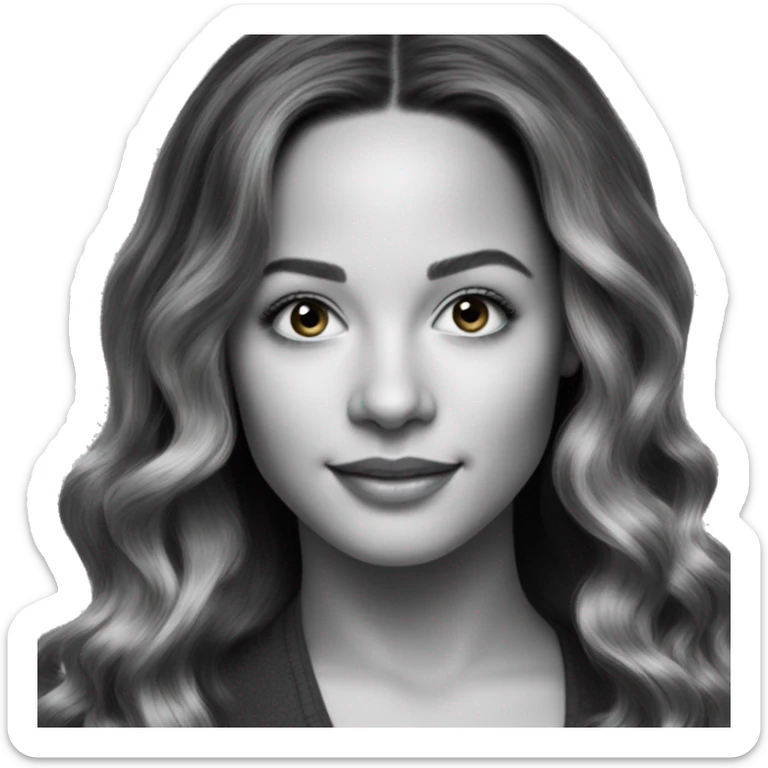 Rachel Zegler is an American actress and singer. She came to prominence with her film debut playing María in Steven Spielberg's musical adaptation West Side - Rachel zegler - straight hair sticker