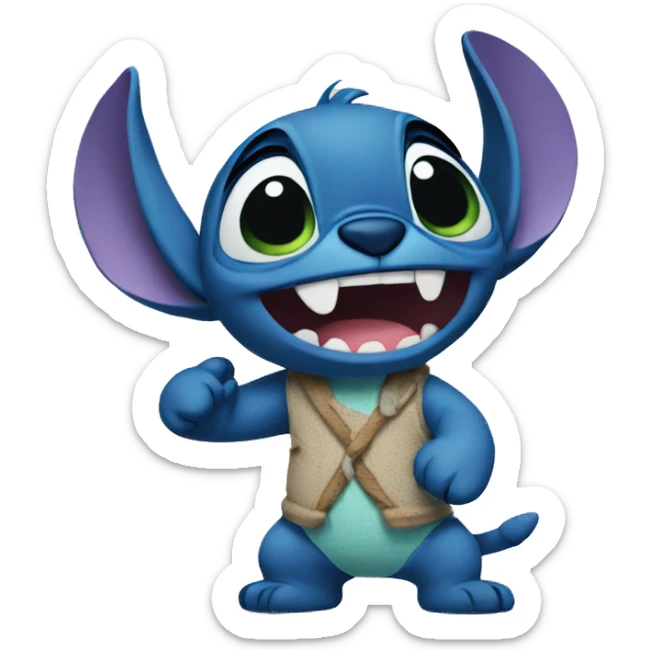 Stitch sticker