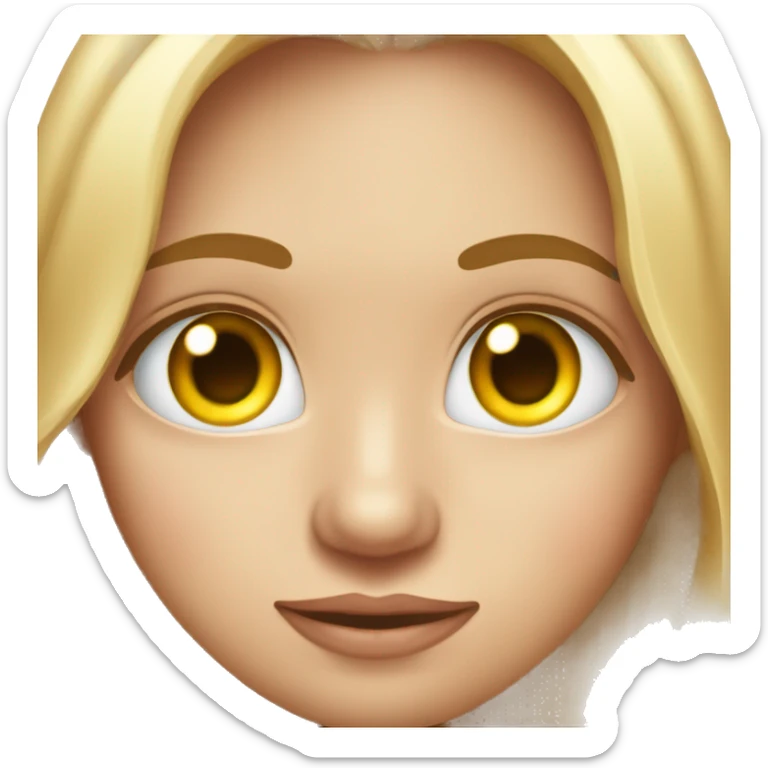 Rosto com olhos grandes e brilhantes, mostrando encanto e fascínio, similar ao '🥺'. sticker