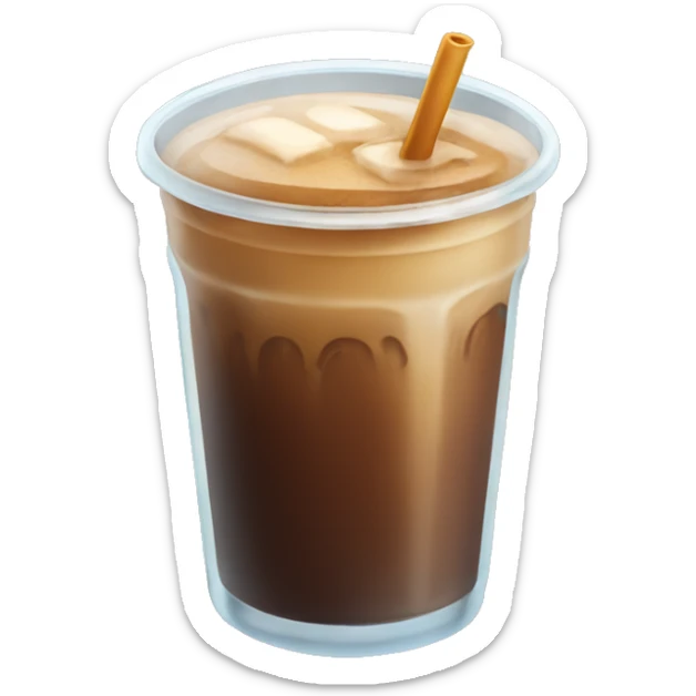 Iced coffee sticker