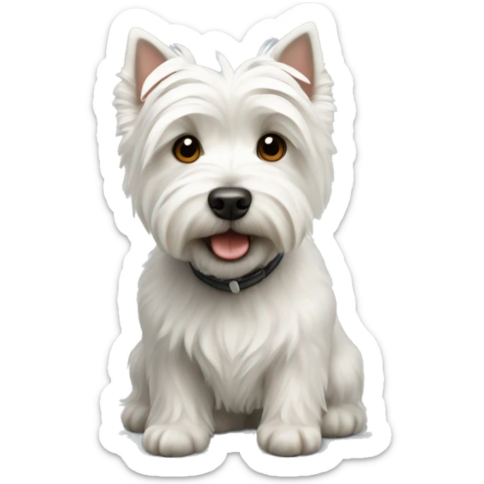 West Highland White Terrier  sticker