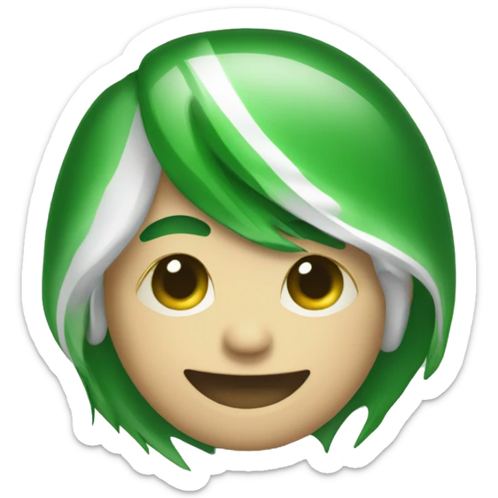 I need a green and black emoji that is a logo for my company that specializes in Electronic Medical Re sticker