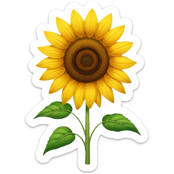 sunflower sticker
