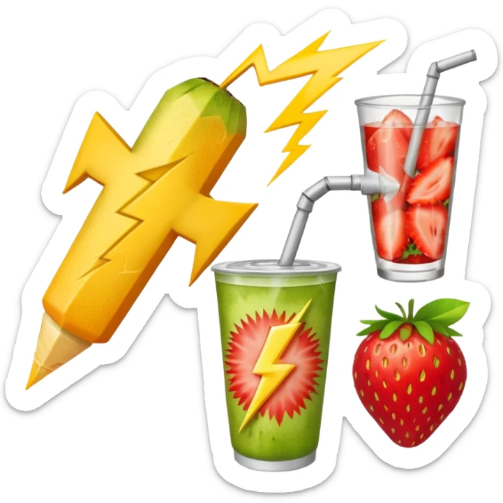 minimalno 6 emojija) koji će biti specifični za EnergoVibe, koristeći ih za interakciju s  pratiteljima na društvenim medijima koristeći alat Emojis . kreirani emojiji odražavaju raznolikost okusa EnergoBoosta. treba biti minimalno 6 sticker