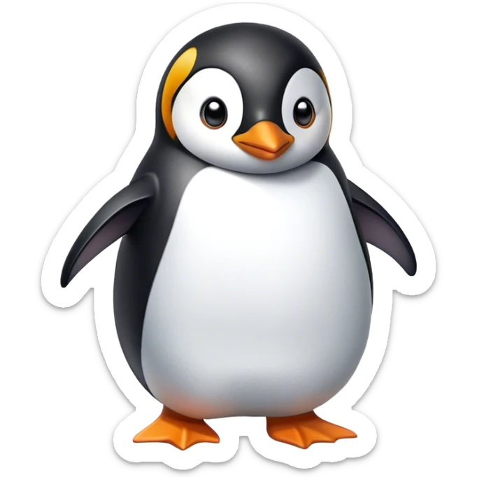 Penguin sticker