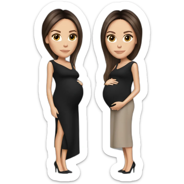 victoria beckham pregnant sticker