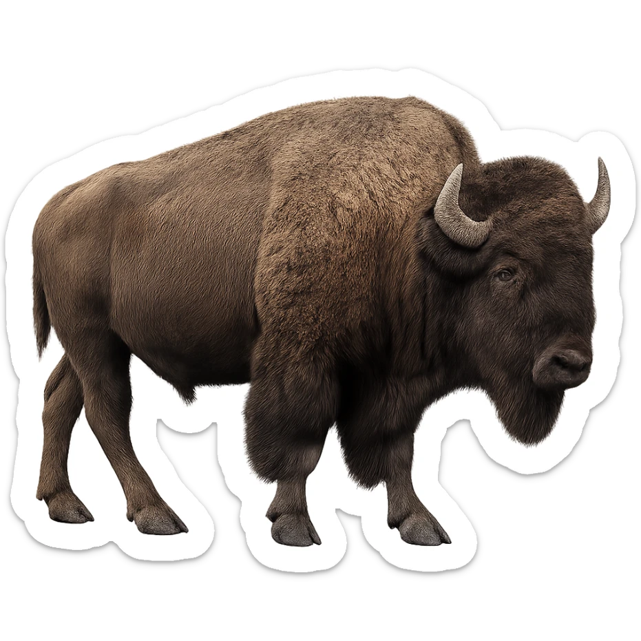 Bison sticker