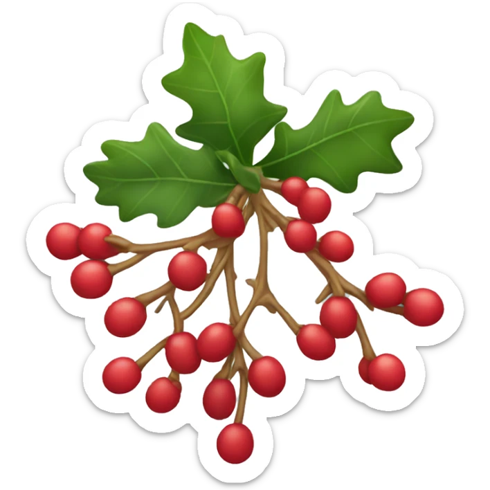 Mistletoe sticker