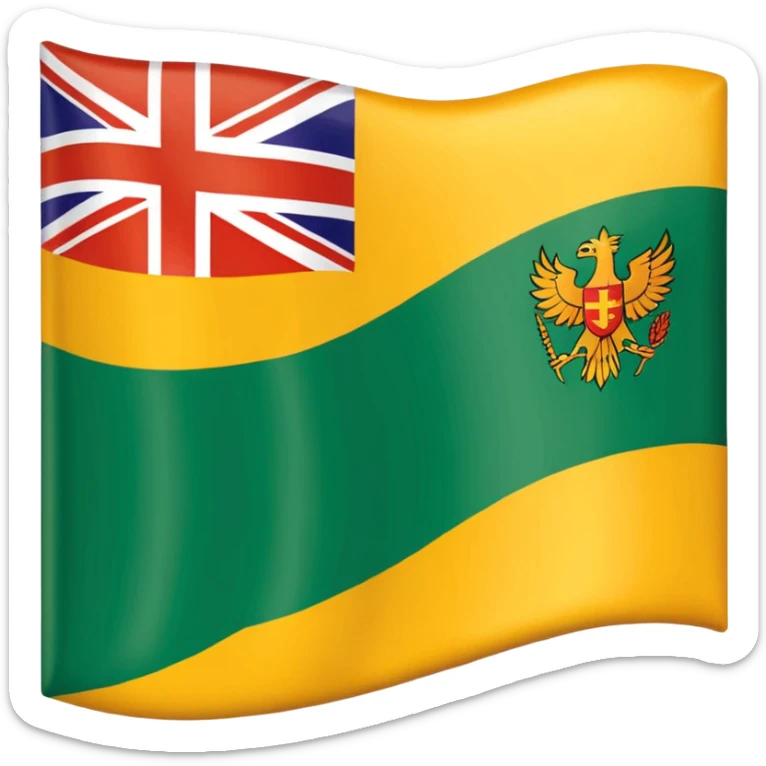 Make a emoji flag of Niue and remove the uk and replace uk with a Zambia flag (btw Zambia needs to be in a corner of an edge of that flag.) sticker
