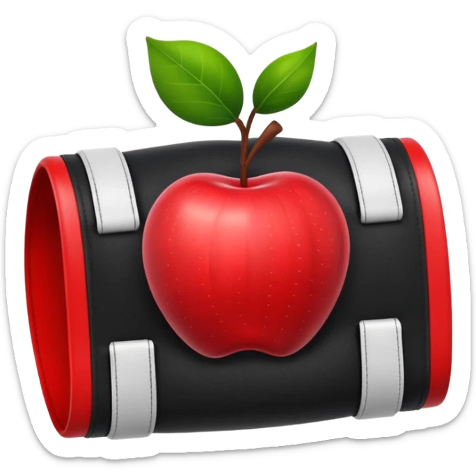 captain's armband of football emoji apple  sticker
