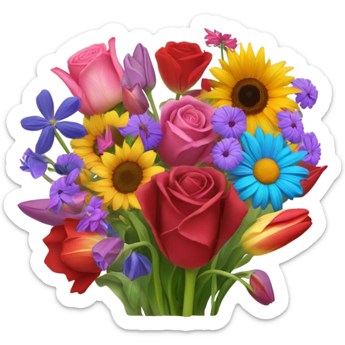 flowers sticker