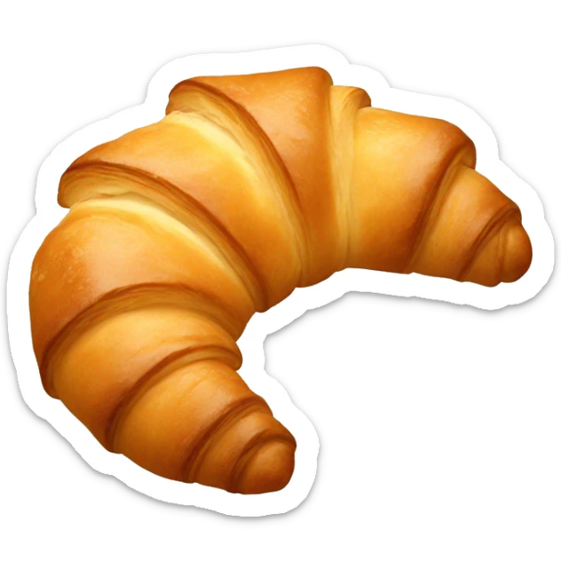 Croissant sticker