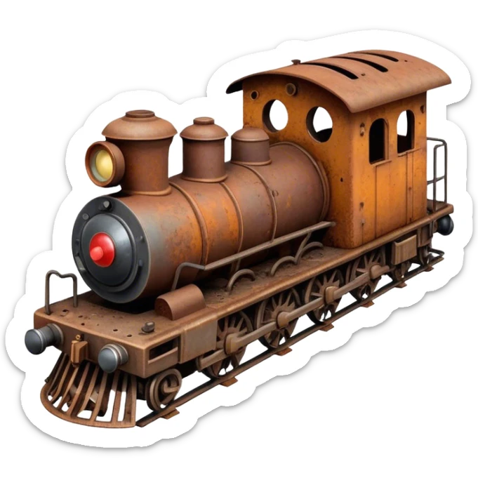 Old Train sticker