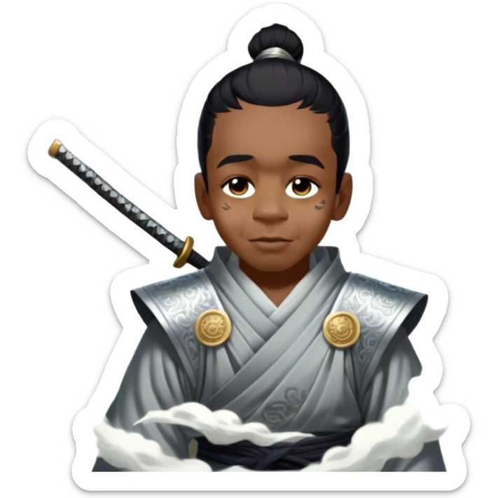 Moonlit Samurai sticker