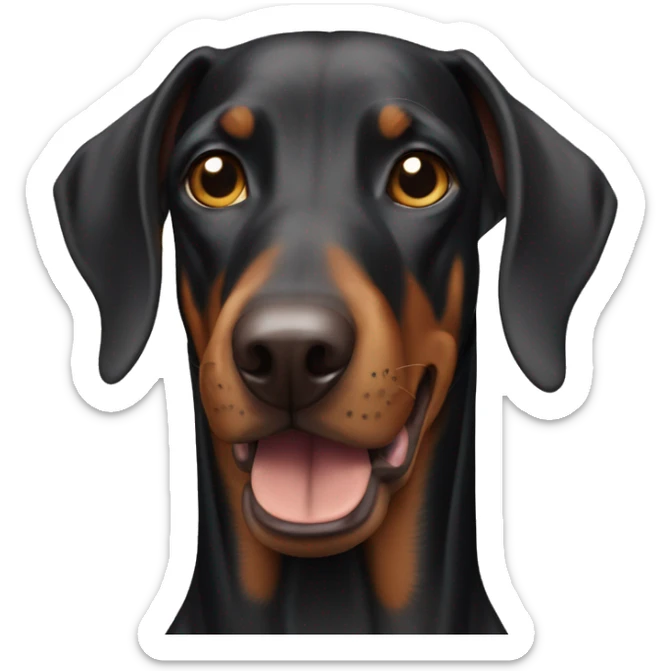 Doberman sticker
