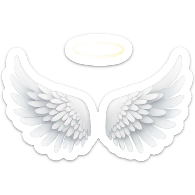 angel wings  sticker
