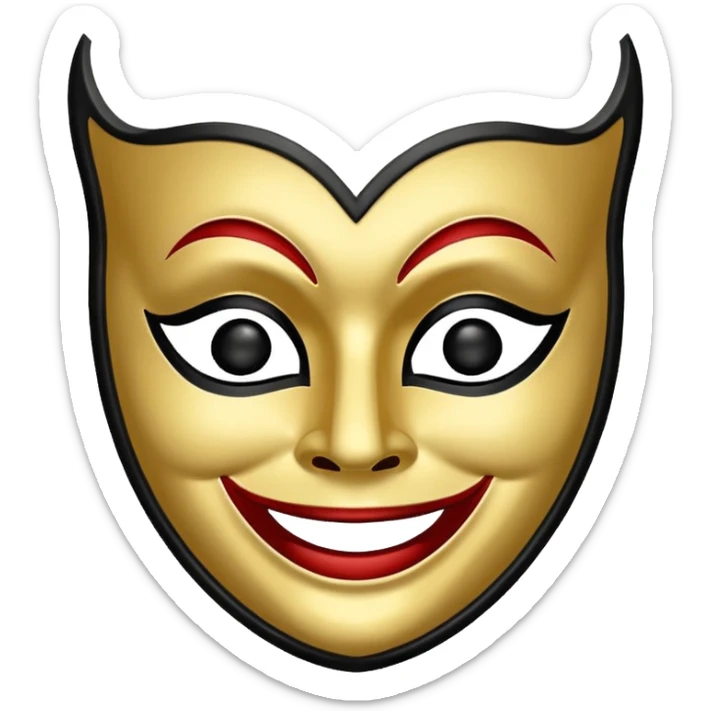 Black 🎭 sticker