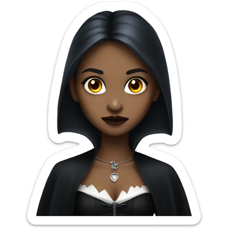 vampire girl sticker