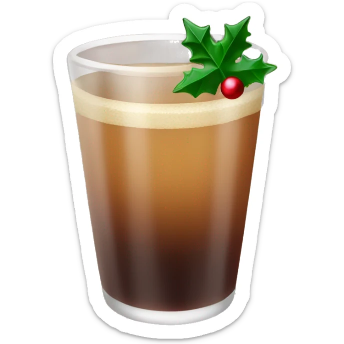 Christmas drink  sticker