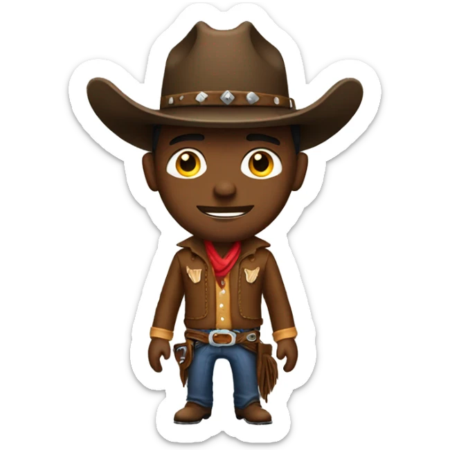 Cowboy sticker