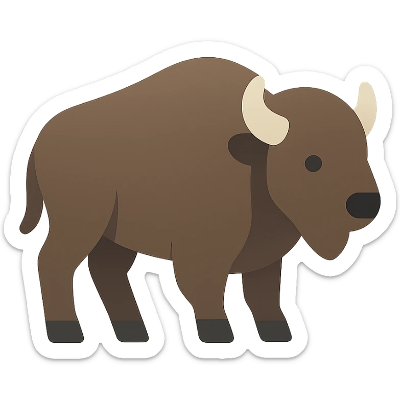 Buffalo sticker