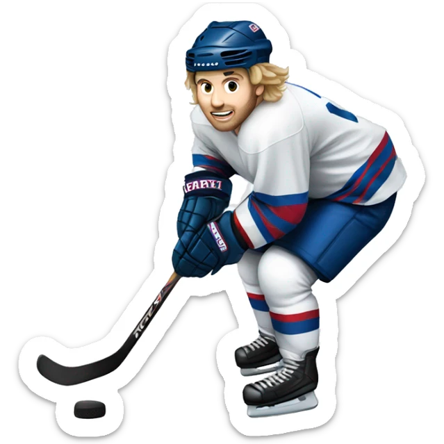 Hockey sticker