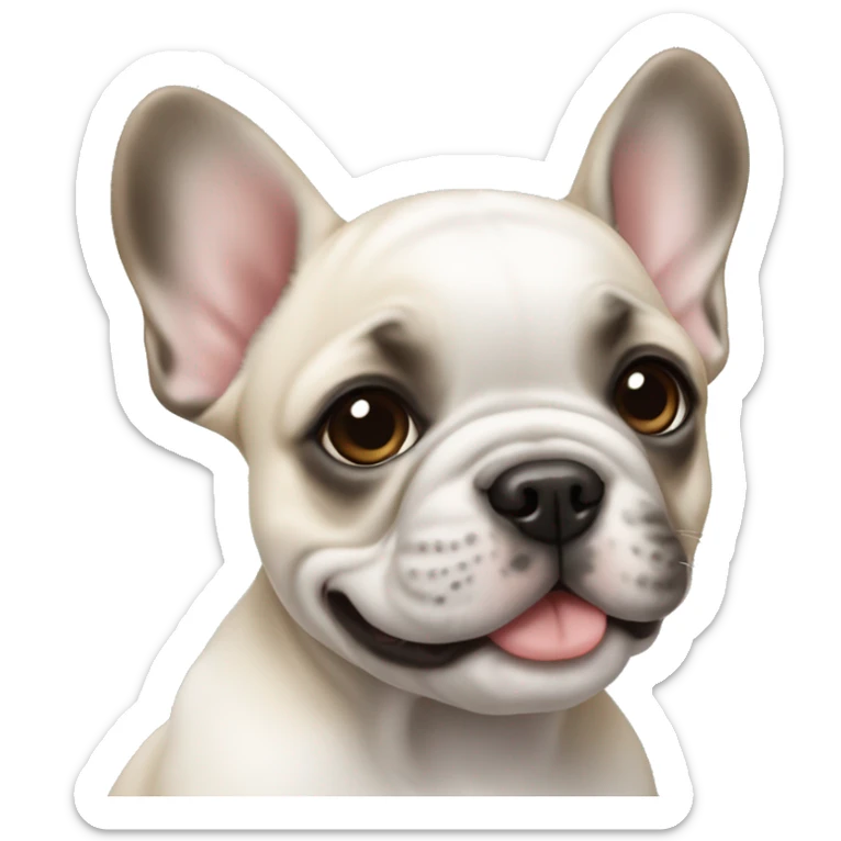 Frenchie puppy sticker