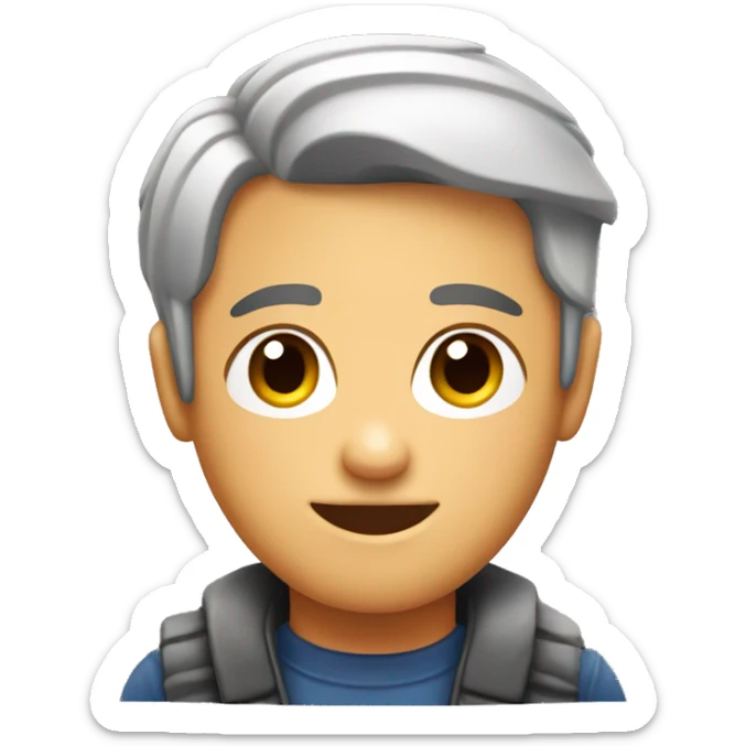 Generate an emoji to represent male gender under select gender menu on a Gen Z dating app  sticker
