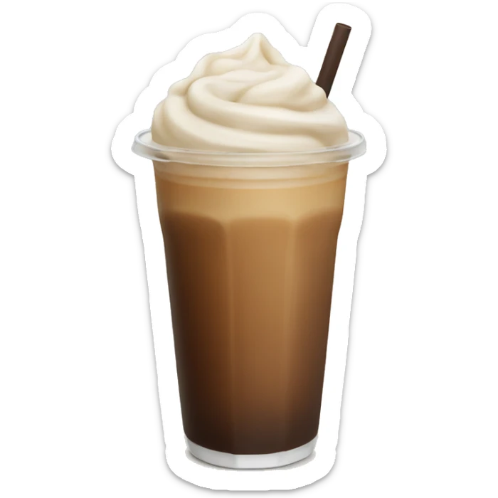 Ice coffee sticker