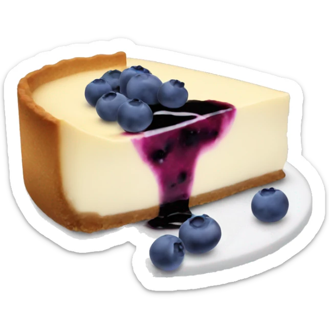 blueberry cheesecake sticker