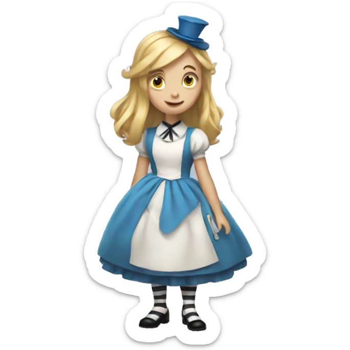Alice in Wonderland sticker