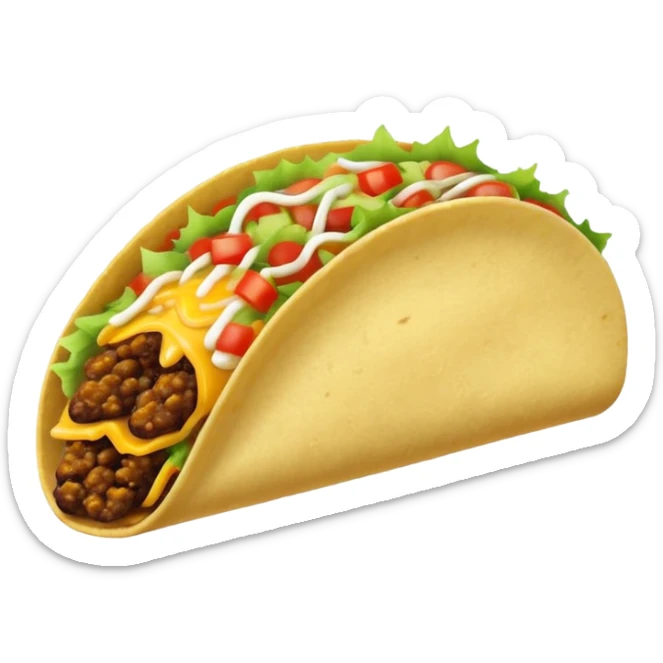 Taco sticker