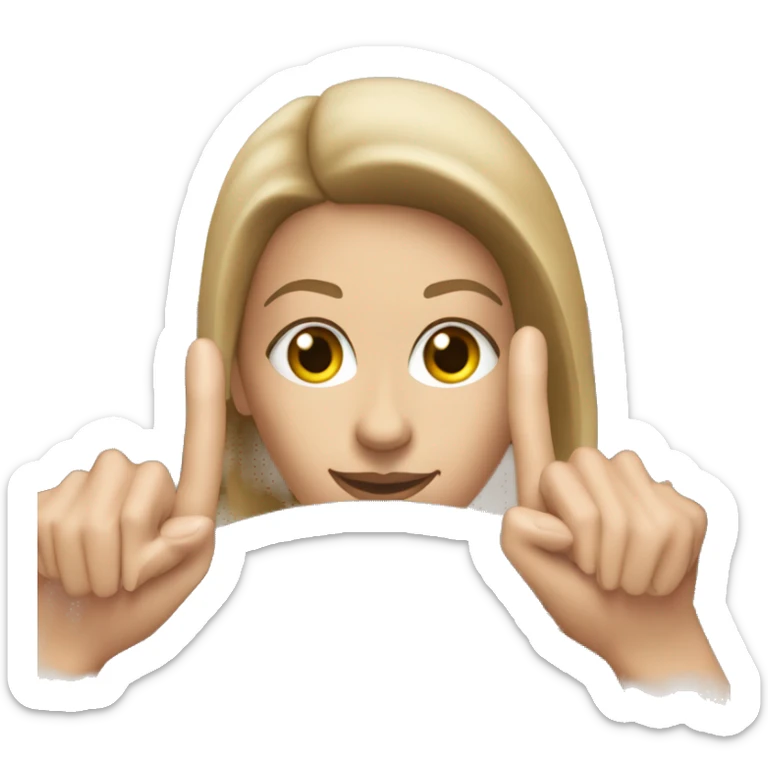 A woman's manicured hand rests on the steering wheel of a BMW sticker