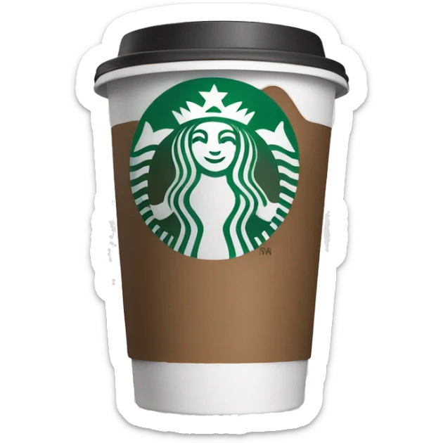 Starbucks coffee sticker