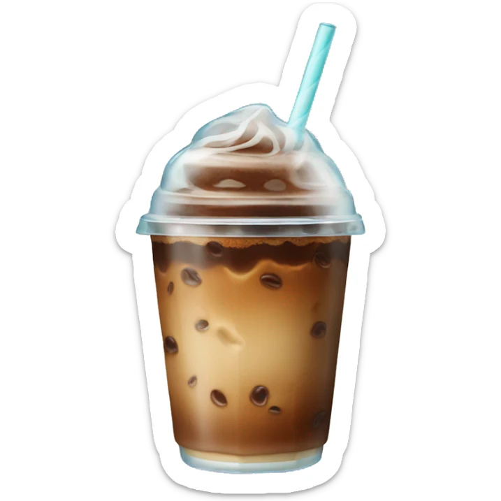 iced coffee sticker