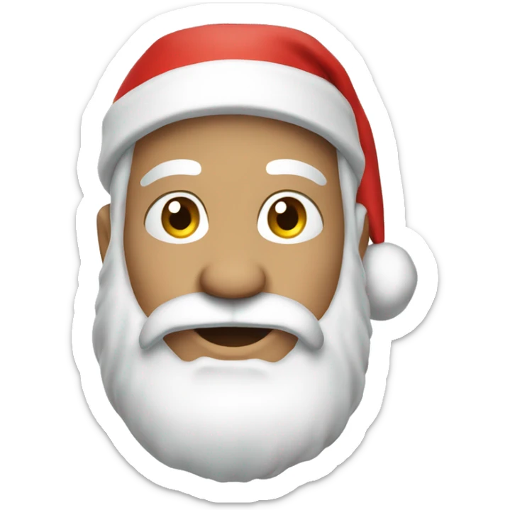 Santa claus sticker