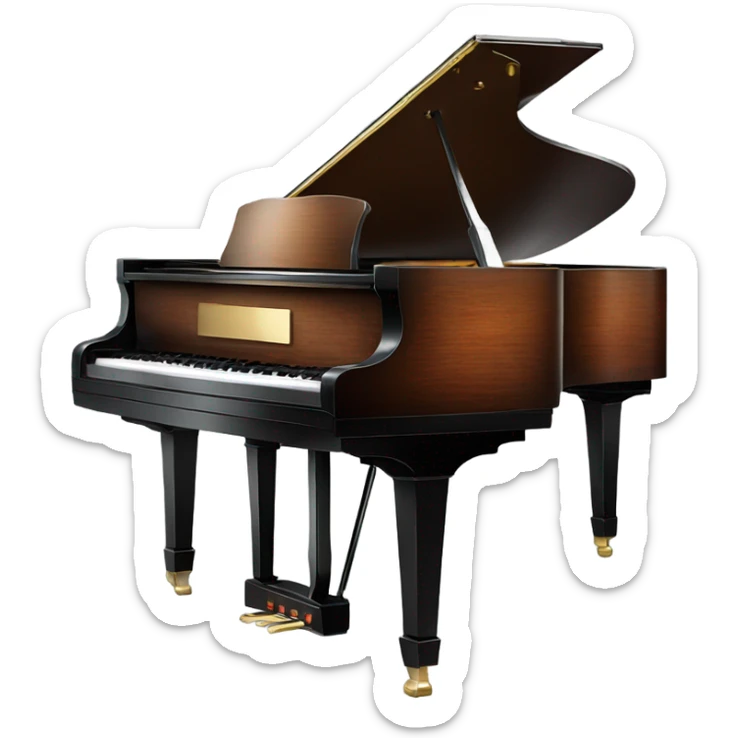 Piano sticker