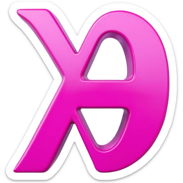 i want an emoji of a fucsia Y letter  sticker