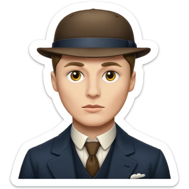 necesito que me hagas la cara de tommy shelny en emoji tip apple sticker