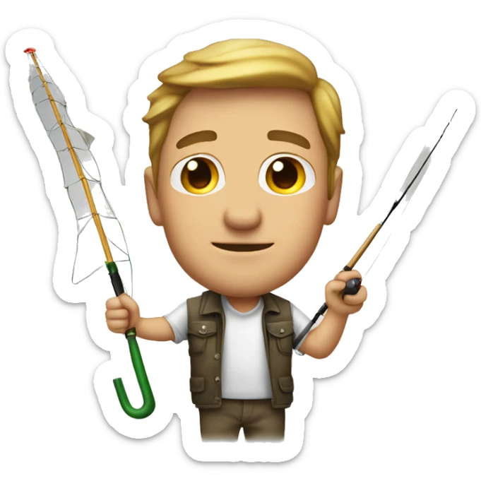 The guy from the commercial with a dollar on fishing rod where he says I got you a dollar and ooh you got to be quicker than that sticker