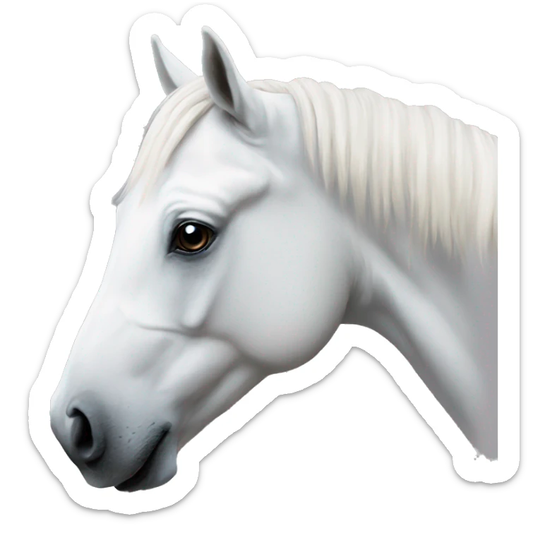 White Horse  sticker
