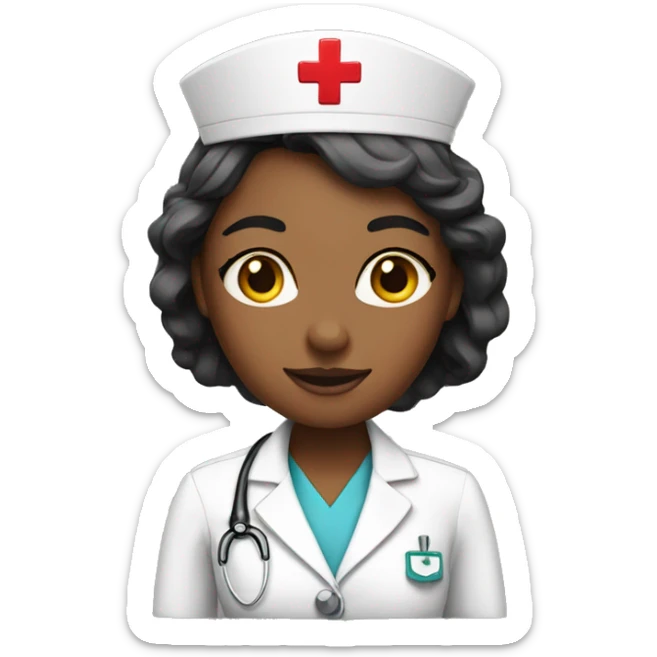 nurse queen sticker