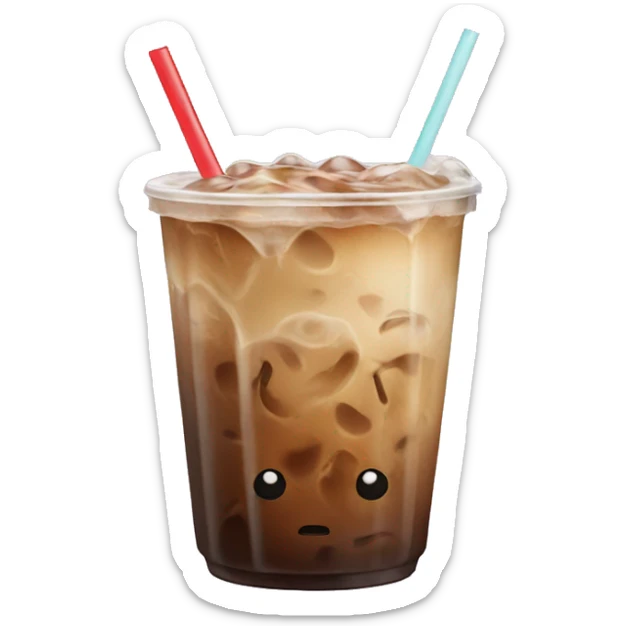 Iced coffee sticker