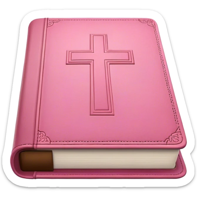 Pink Bible sticker
