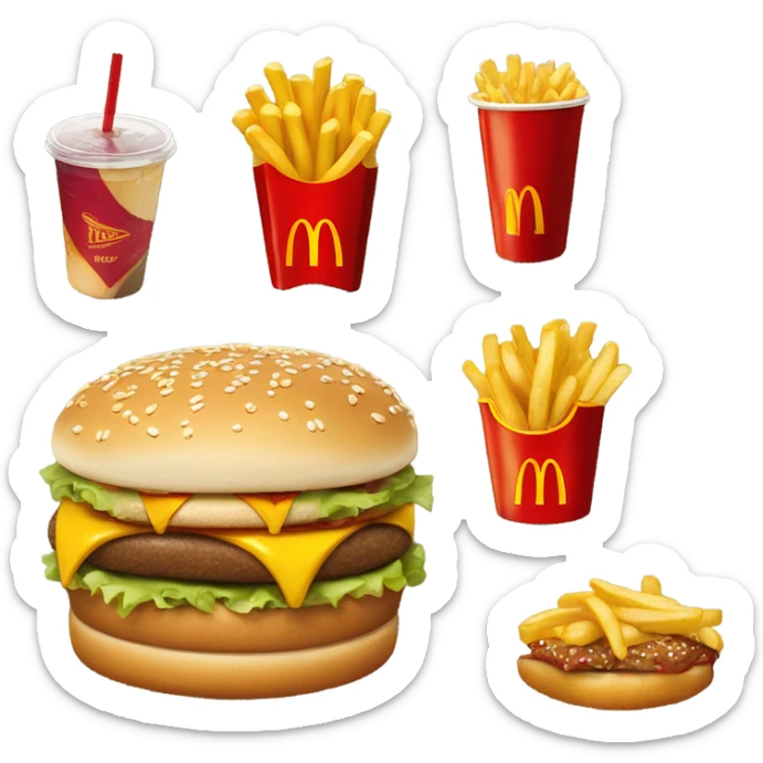 McDonalds sticker