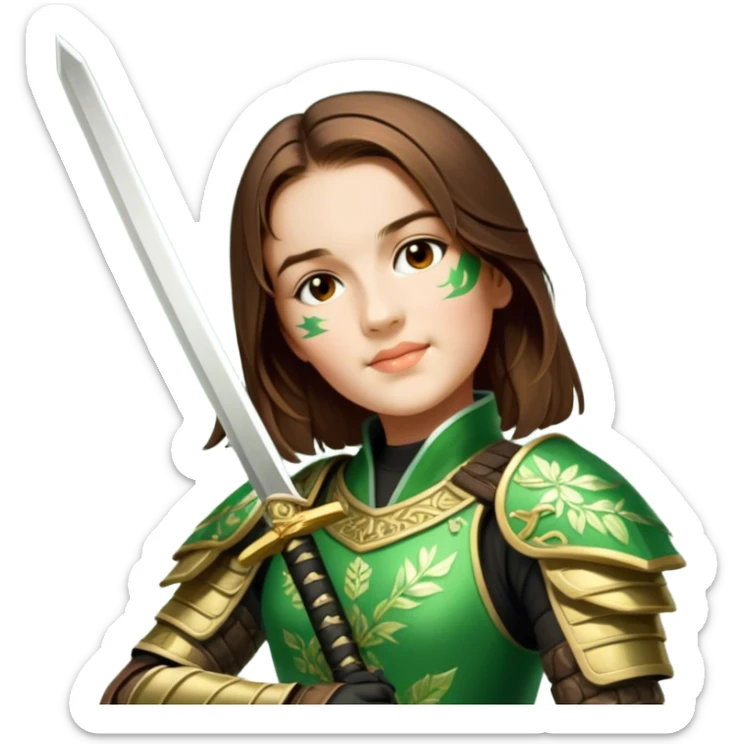 Emerald Samurai sticker