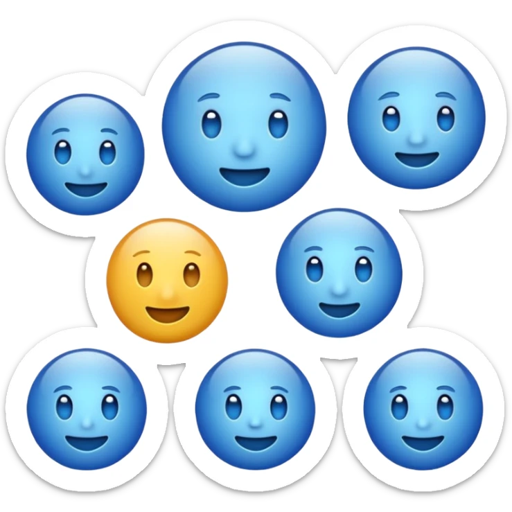 I want emojis for NASDAQ future something blue I say and fancy looking NQ1 as emoji? sticker